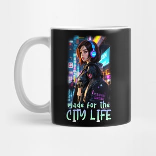 Made For The City Life Girl Mug